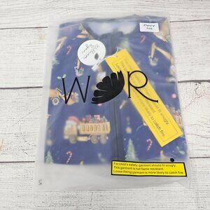 NEW!!! William & Ryan Baby Boy‎ Bamboo Christmas Construction Zippy Size Newborn